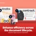 Enhance efficiency across the document lifecycle