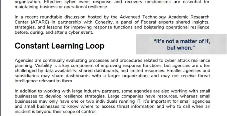 Enhancing Cyber Event Recovery: From Chaos to Control