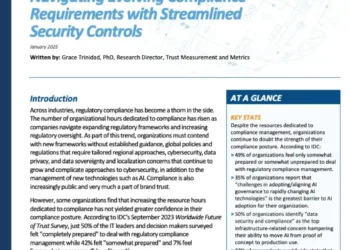 Navigating Evolving Compliance Requirements with Streamlined Security Controls