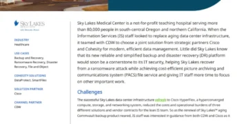 Case Study: How Sky Lakes Medical Beat Ransomware