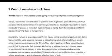 5 Best Practices for Secrets Management