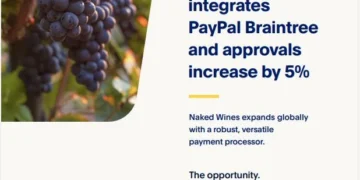 A Perfect Pairing: Naked Wines integrates PayPal Braintree and approvals increase by 5%