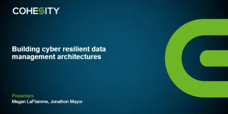 Building cyber resilient data management architectures