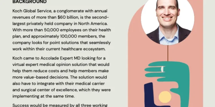 How Accolade Expert MD serves as a conduit to better care, better value for Koch Global