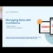 Managing Data With Confidence