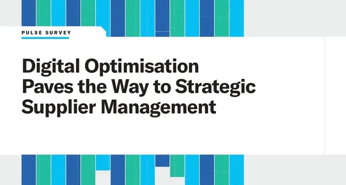 Digital Optimisation Paves the Way to Strategic Supplier Management