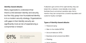 How to protect your organization from Identity-based attacks