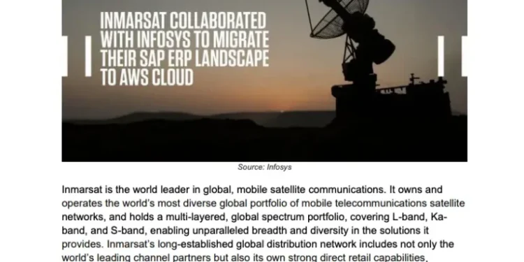 Inmarsat and AWS – Safe Passage to the Cloud