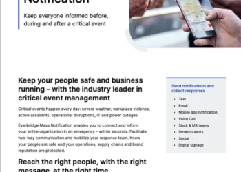 Keep everyone informed before, during and after a critical event