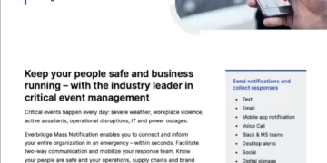 Keep everyone informed before, during and after a critical event