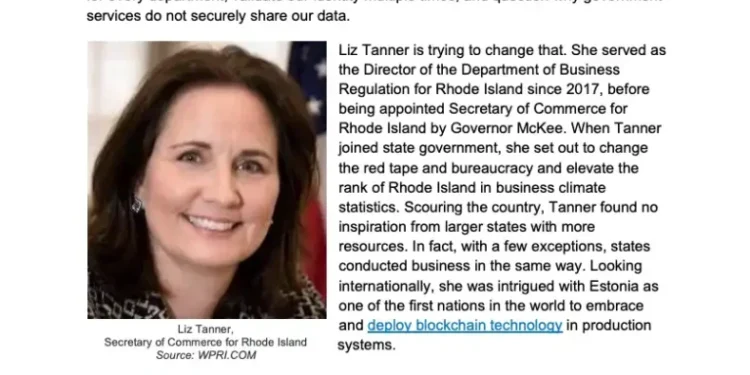 Blockchain: The new way of doing business in Rhode Island