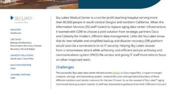 Case Study : How Sky Lakes Medical Recovered from Ransomware with Cohesity