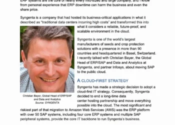 Scaling to the cloud with a reliable SAP ERP