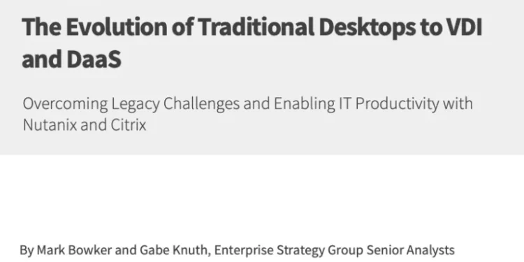 Enabling IT Productivity with Nutanix and Citrix