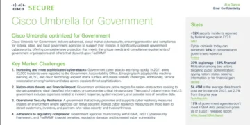 Cisco Umbrella for Government At-A-Glance
