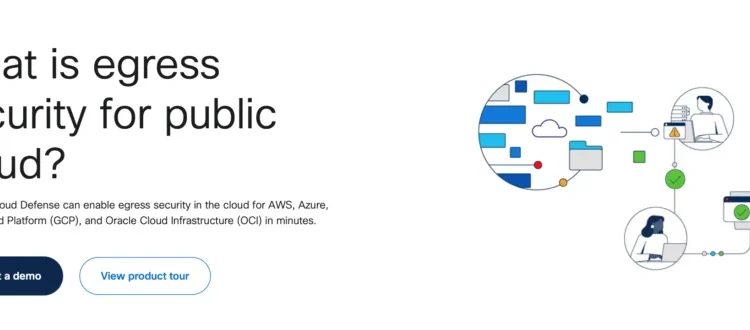 What is egress security for public cloud?