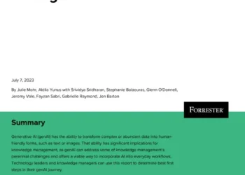 Generative AI: What it means for knowledge management