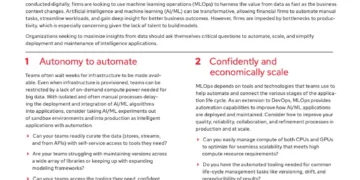 MLOps for financial services