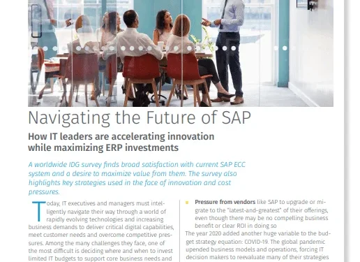 NAVIGATING YOUR SAP FUTURE