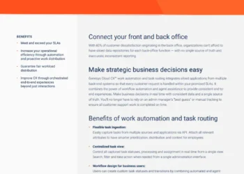 WORK AUTOMATION AND TASKROUTING