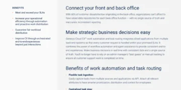 WORK AUTOMATION AND TASKROUTING