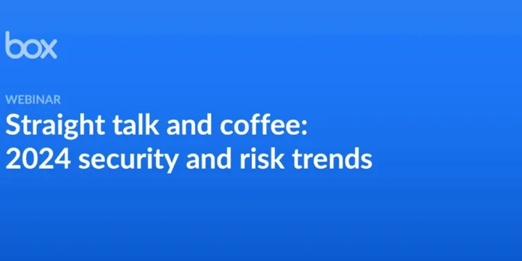 Security Trends 2024 webinar