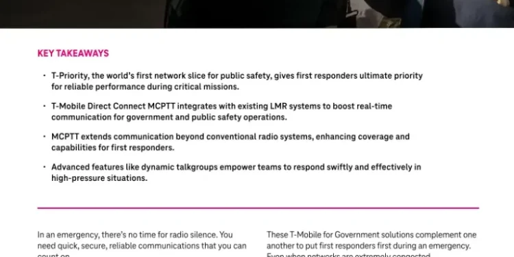 ENHANCING RAPID RESPONSE WITH T-PRIORITY AND MISSION CRITICAL PUSH-TO-TALK