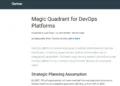 Gartner Magic Quadrant for DevOps Platforms