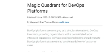 Gartner Magic Quadrant for DevOps Platforms