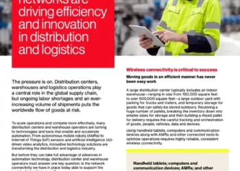 Does your distribution center have the right network connectivity to support your technology?