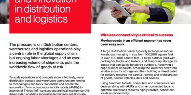 Does your distribution center have the right network connectivity to support your technology?