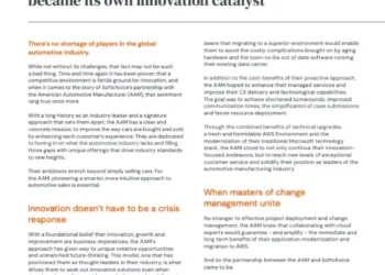 How a leader of automotive manufacturing became its own innovation catalyst