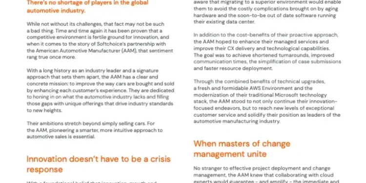 How a leader of automotive manufacturing became its own innovation catalyst