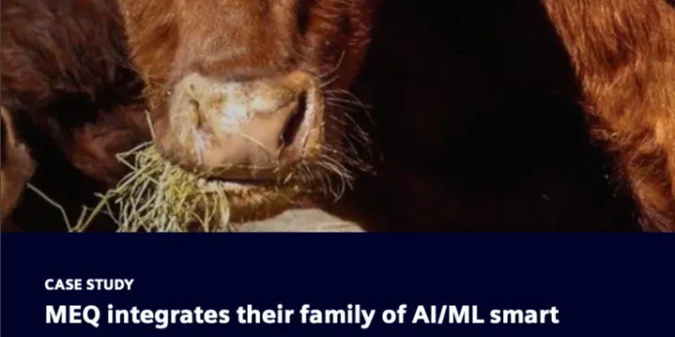 MEQ integrates their family of AI/ML smart sensors with Siemens Xcelerator Technology to Improve Meat Quality, Yield, and Environmental Sustainability