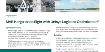 83% faster planning. 100% smarter cargo. How MAB Kargo slashed planning time with Unisys Logistics Optimization