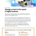 Manage content at the speed of digital business