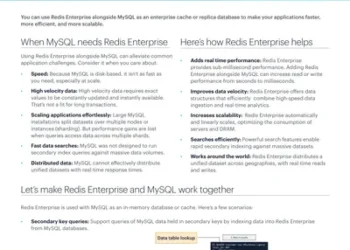 Quick Guide: Redis Enterprise and MySQL