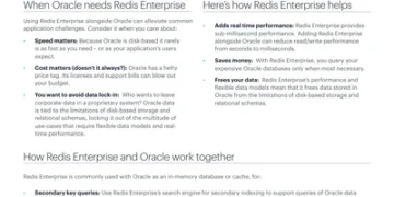 Quick Guide: Redis Enterprise and Oracle