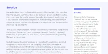 Redis Enterprise on AWS serves as Swiss Army knife for fast-growing platform’s data layer needs