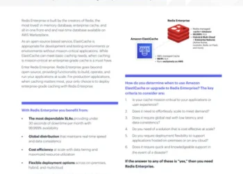 Redis Enterprise vs ElastiCache