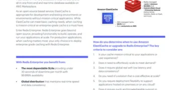 Redis Enterprise vs ElastiCache
