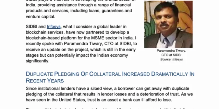 SIDBI’s Path to Blockchain Success