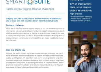 Now is the time to tackle all your records cleanup challenges