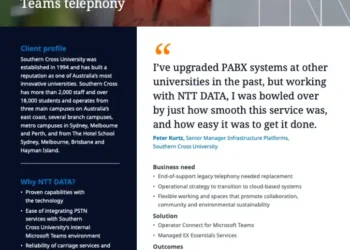 Southern Cross University Achieves Cost, Flexibility and Sustainability Goals with Migration to MS Teams Telephony