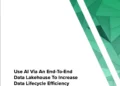 Use Al Via an End-to-End Data Lakehouse to Increase Data Lifecycle Efficiency From Ingestion to Prediction