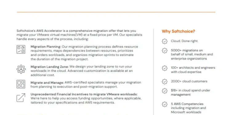 VMware Migration Accelerator to AWS