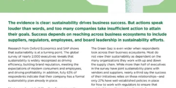 Closing the Green Gap