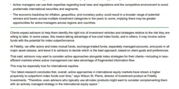 Why Active Investing Works in International Equities