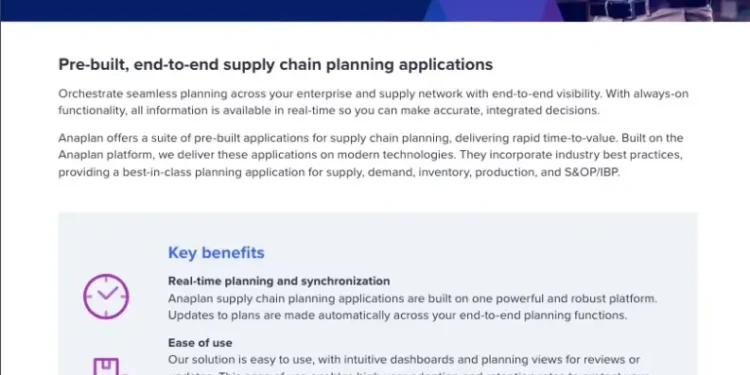 Make Supply Chain Planning Your Secret Weapon