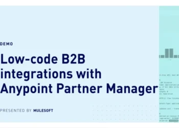 Low-Code B2B Integrations with Anypoint Partner Manager